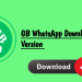 GB WhatsApp Download Old Version